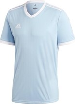 adidas Mens Tabela 18 Soccer Jersey,Clear Blue/White,X-Large - £23.92 GBP