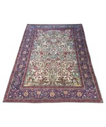 Handmade Antique Persian Kerman Rug 4.2&#39; x 6&#39; (130cm x 183cm), 1920s - 1W12 - $62,267.99 MXN