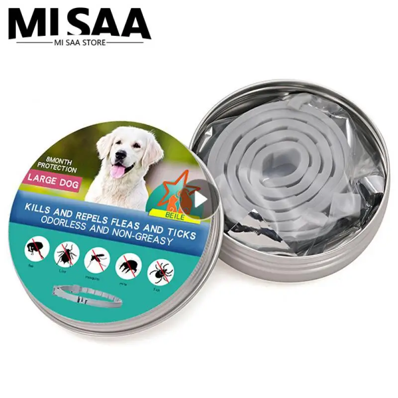 Silicone Pet Collar Protection Retractable Control Insect Repellent Flea... - $10.29+