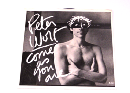 PETER WOLF  -Come As You Are 45 7&quot;  POP ROCK 1987 vinyl is EX Pic sleeve - $3.95