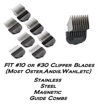 Andis Stainless Steel Magnetic Guide Comb*Fit #10 Blade,Agc Ag Smc Dblc,Oster A5 - £7.98 GBP+