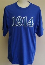 PHI BETA SIGMA FRATERNITY T-SHIRT 1914 Phi Beta Sigma Fraternity Blue T-... - £23.59 GBP