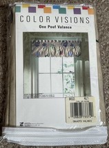 VTG Westpoint Stevens Color Visions Valance 84”x15” Floral Breeze Patter... - $220.56 MXN
