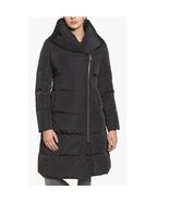Cole Haan Down &amp; Feather Coat, Pillow Collar, Black, Medium (8/10), NWT - $278.90 CAD