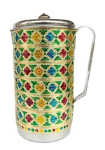 Stainless Steel Indian Traditional Jug 1500 ml Capacity Pitcher Drink Ware - £25.78 GBP