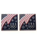 Team USA Olympic Rings Patriotic Pins Lot of 2  American Flag Snowflake ... - $311.66 MXN