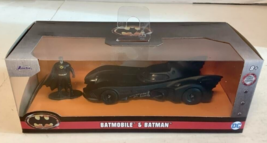 NEW Jada Toys 31704 Batman 1989 BATMOBILE 1:32 Scale DieCast Vehicle &amp; Figure - £14.73 GBP