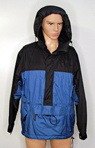 Mens REI Windbreaker Jacket Rain Camping Hiking Outdoor Hoodie Coat XS Runs Big - £22.05 GBP