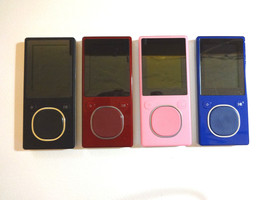 Microsoft Zune 4GB, 8GB...BLACK, Red, Pink, Blue...New Battery... - £63.94 GBP+