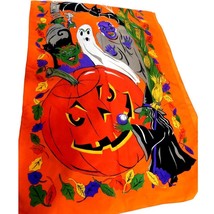 Accessory Street Halloween Scarf Colorful Pumpkin Witch Ghost Spider Vin... - £21.53 GBP