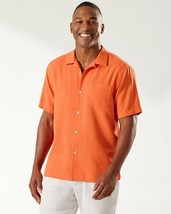 115$ Tommy Bahama Royal Bermuda Camp Shirt ,Color: Mango Blossom,Size:Me... - £63.30 GBP