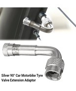 2PCS 90 Degree Angle Tyre Valve Extension Adaptor Motorcycle Motorbike C... - $5.99