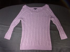 AMERICAN EAGLE OUTFITTERS WOMENS LIGHT PURPLE SWEATER SIZE MEDIUM SV 248 - £17.74 GBP