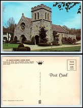 MASSACHUSETTS Postcard - Lenox, St&#39; Ann&#39;s Church D21 - $52.50 MXN