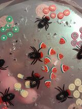 FRUIT FLIES Fun Unique Mixed Media Large Coaster Desk Bedside Office Cof... - $8.95