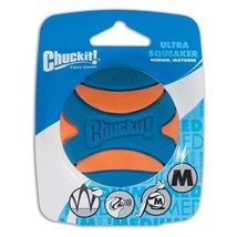 Chuckit! Ultra Squeaker Ball Dog Toy 1ea/MD - £8.66 GBP