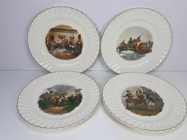 Bicentennial Ironstone Collectors Plates with Papers Lot of 4 - £15.92 GBP