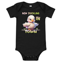 New Duckling In Town Baby short sleeve one piece Bodysuit  | Gift For Moms - £20.77 GBP