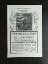 Vintage 1911 Adler-Rochester Cloths L Alder &amp; Bros Company Original  Ad - £5.30 GBP