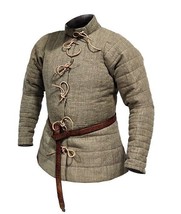 Historical Viking Gambeson thick Padded Cotton Protective armor doublet jacket A - £60.53 GBP+