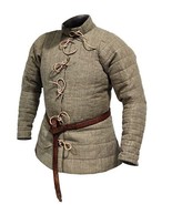 Historical Viking Gambeson thick Padded Cotton Protective armor doublet jacket A - £56.22 GBP - £73.12 GBP