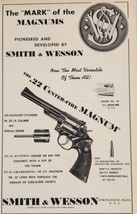 1961 Print Ad Smith &amp; Wesson .22 Center Fire Magnum Revolvers Springfield,MA - £13.47 GBP