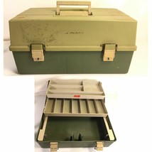 Plano 7420 Vintage Fishing Box Bait Travel Craters Storage Shopping USA-
show... - £46.50 GBP