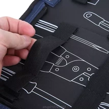 Professional Electricians Hard Plate Tool Kit Bag Storage Case Multifunc... - $265.87