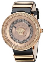 Versace VLC010016 V-metal Icon Gold IP Steel Ladies Watch - £2,068.60 GBP