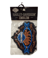 Harley Davidson 8&quot;x 6&quot; Buffalo Emblem Motorcycle Western Vest Sew on Pat... - $314.21 MXN