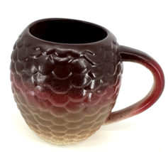Game of Thrones Dragon Scale Mug 2018 HBO Ceramic Ombré Red Brown Coffee... - $23.75