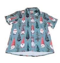 Hawaiian Shirts Christmas Knome Holiday Mens Shirt Size Medium  - £17.19 GBP