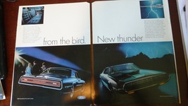 Ford Thunderbird 2 Page Ad Vintage Magazine Ad T-Bird 429CI MAN CAVE ART - $7.00