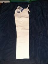 Mens Vintage Classic Fit Belted Elastic Waistband Pants 32X31 Small Tan ... - $466.05 MXN