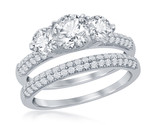 Women&#39;s Wedding set .925 Silver 241866 - £44.09 GBP