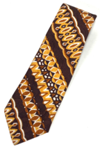 Vintage Necktie Tie Mens-Teryta-Psychedelic Disco Vtg 60s 70s-4.25&quot; Wide - £43.81 GBP
