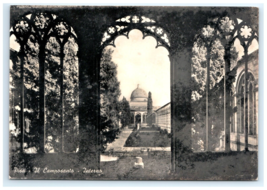 Pisa Cemetery Interior Italy Postcard - $5.95