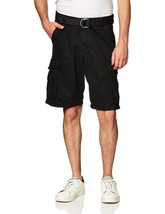 Lee mens Dungarees New Belted Wyoming cargo shorts, Black, 34 US - £26.32 GBP