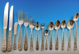 Repousse by Kirk Sterling Silver Flatware Set Service 183 pieces Dinner Vintage - £11,375.86 GBP