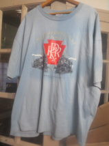 VTG Railroad Museum of Pennsylvania Men&#39;s Blue Short Sleeve T-Shirt Size 2XL - £13.05 GBP