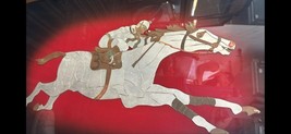 Race Horse Copper Artwork Print Metallic Fabric Racehorse #3 Michel Blum... - £229.78 GBP