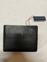 Jack Mason RFID Selvedge Bifold Card ID Wallet, Color - Black - £39.84 GBP