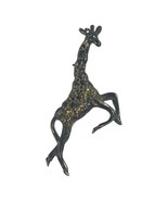 Taxco Giraffe Brooch 925 Sterling Silver Mexico With Rhinestones 2.25” S... - £51.24 GBP