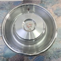 1965 Cadillac Deville Fleetwood Eldorado 16in Stainless Wheel Cover w Em... - $53.97
