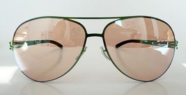 Ic! Berlin Raf S. Sunglasses Sun Glasses Aviator Unisex Frame NEW Orang Mirrored - £280.93 GBP