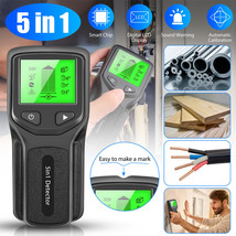 5 in 1 Digital Stud Finder Wood Metal Pipe Wire Wall Sensor Scanner LCD ... - £23.52 GBP