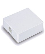 5 pack tec30v e133377 telephone white jack boxm 4 conductor modular surf... - $12.70