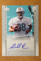 2006 Upper Deck Rookie Debut #225 Gerald Riggs RC Autograph Miami Dolphins - £7.73 GBP