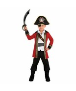 Pirate Captain Child Boys Small 4-6 Costume - £44.25 GBP