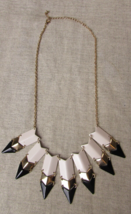 Black Tipped Arrow, Geometrical Necklace - $17.72